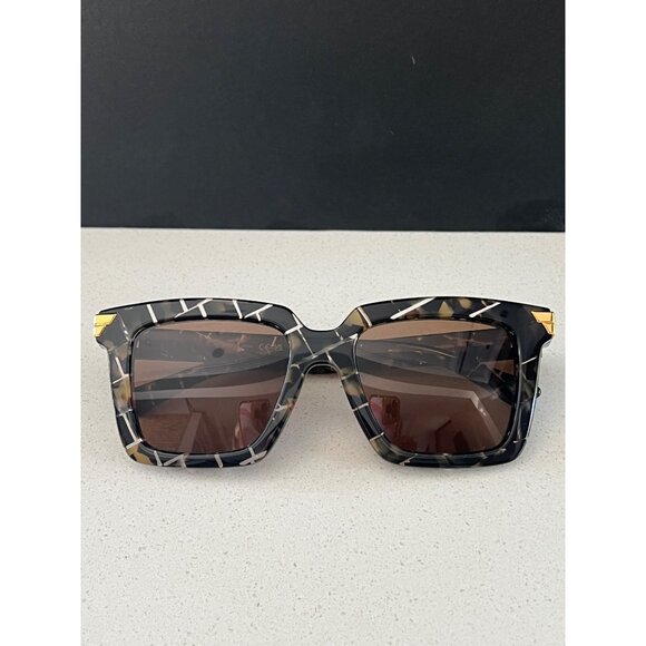 Bottega Veneta BV1005SA 002 53MM Square Sunglasses
